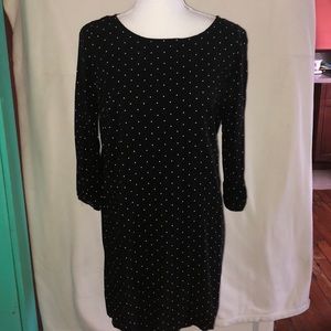 Polka dot long sleeve dress